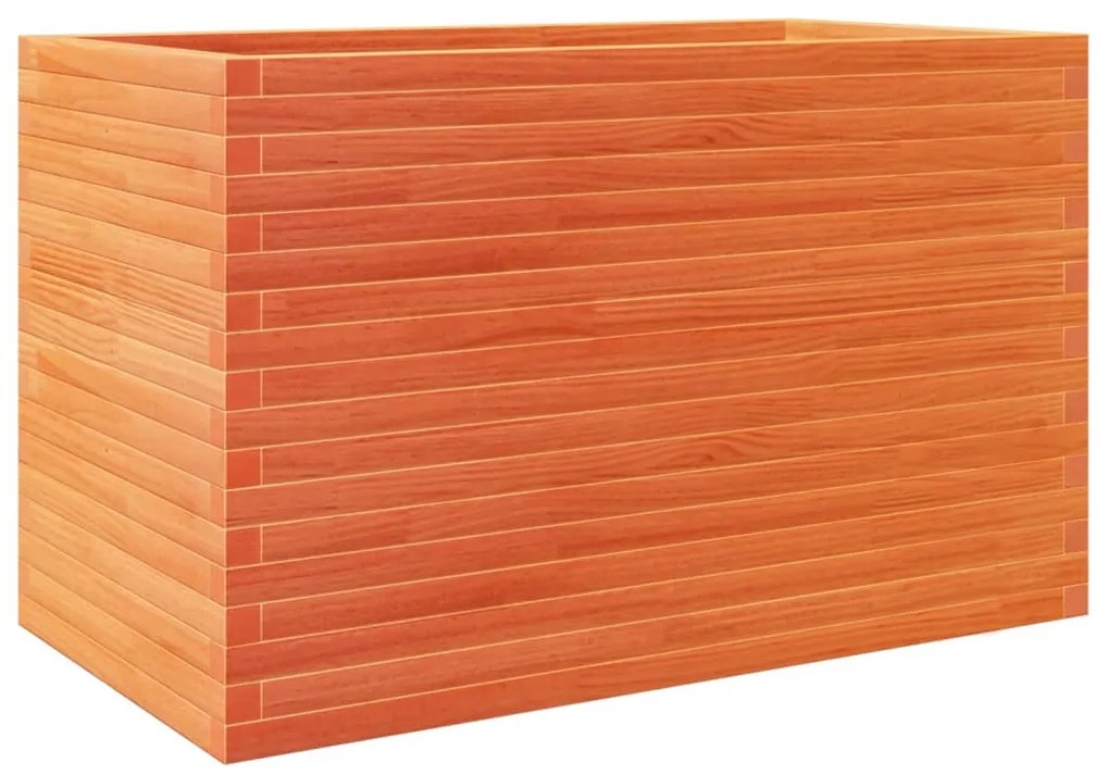 Vaso/floreira de jardim 110x60x68,5 pinho maciço castanho mel