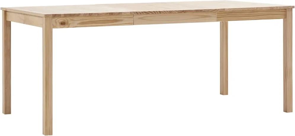 Mesa de jantar 180x90x73 cm madeira de pinho
