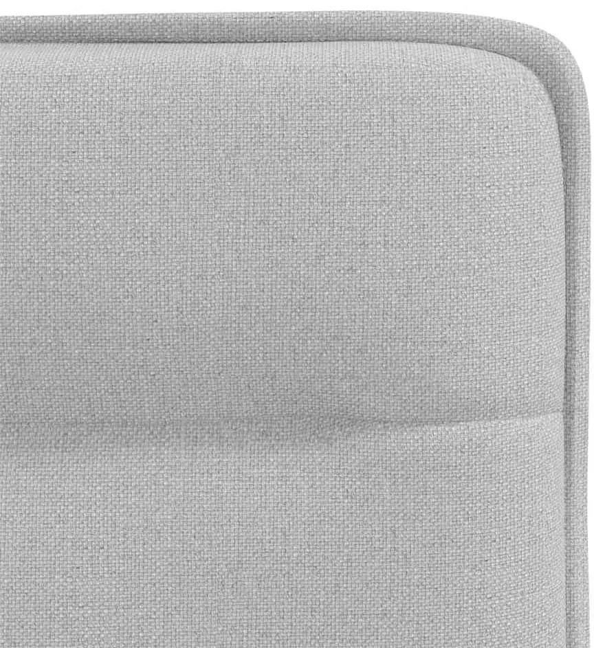 Cadeiras de jantar 2 pcs tecido cinza nuvem