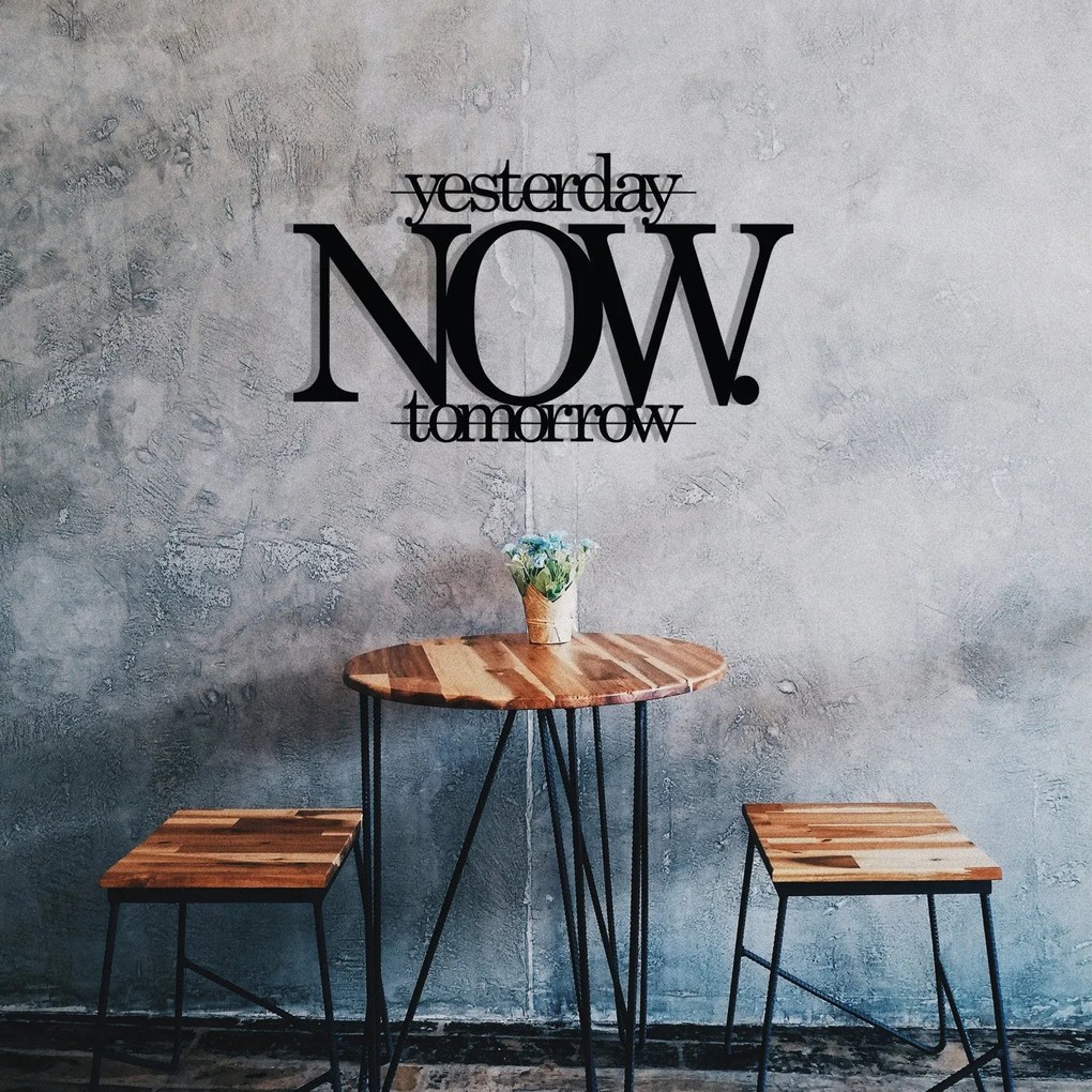 Acessório Decorativo de Parede Now – Preto – 52 x 30 cm