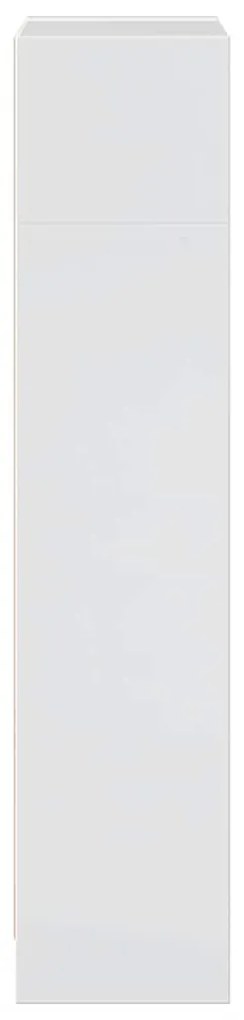 Estante 40x24x109 cm derivados de madeira branco brilhante