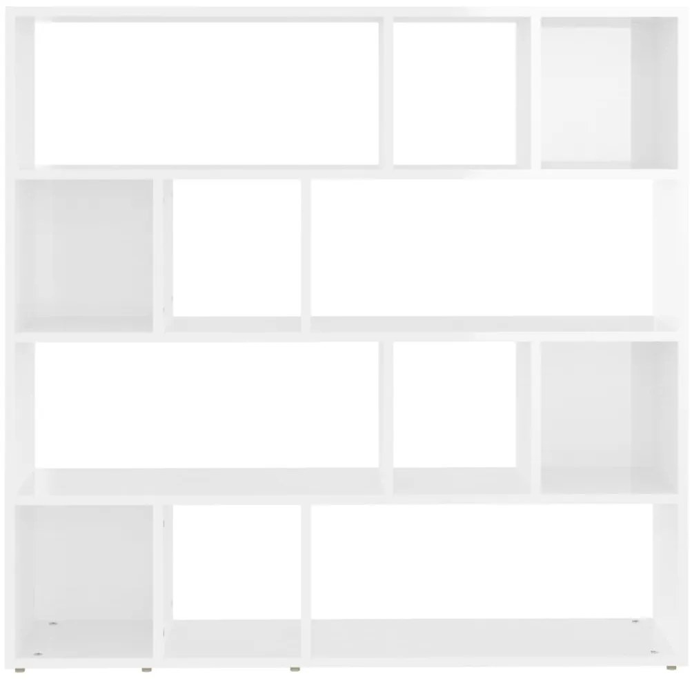 Estante/divisória 105x24x102 cm branco brilhante