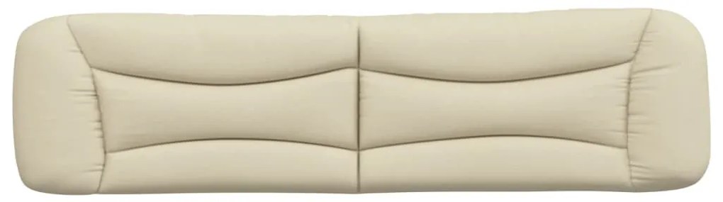 Almofadão de cabeceira 200 cm tecido creme