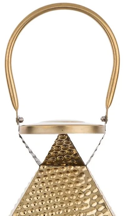 Lanterna decorativa dourada 40 cm BALI Beliani