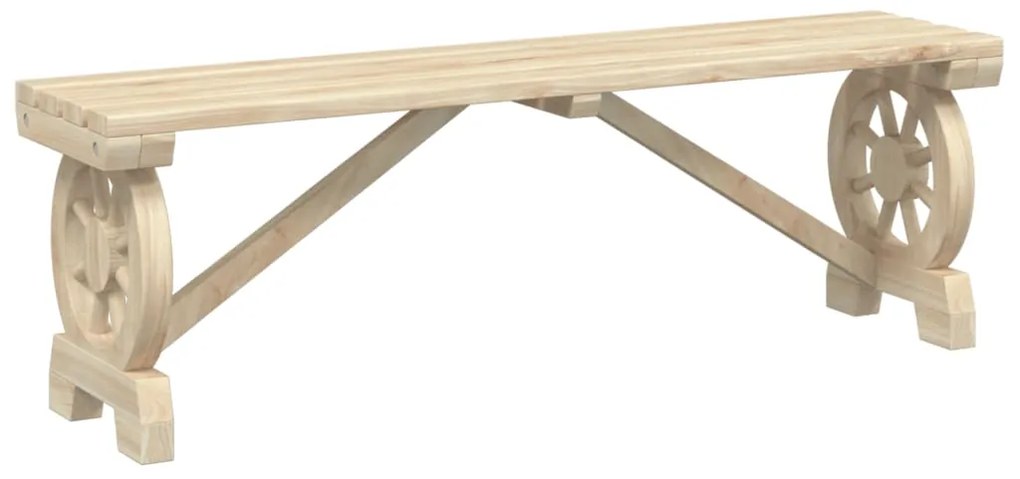 3 pcs conjunto de jantar p/ jardim madeira de abeto maciça