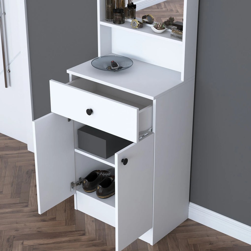 Hall Stand P6 – Branco – 60x182,8x35,5 cm