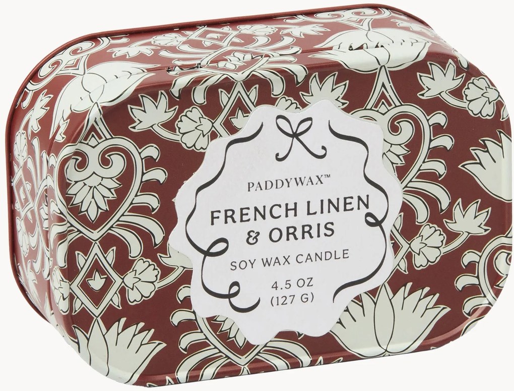 Vela perfumada Cherie Crimson & Cream (linho francês, lírio-florentino)