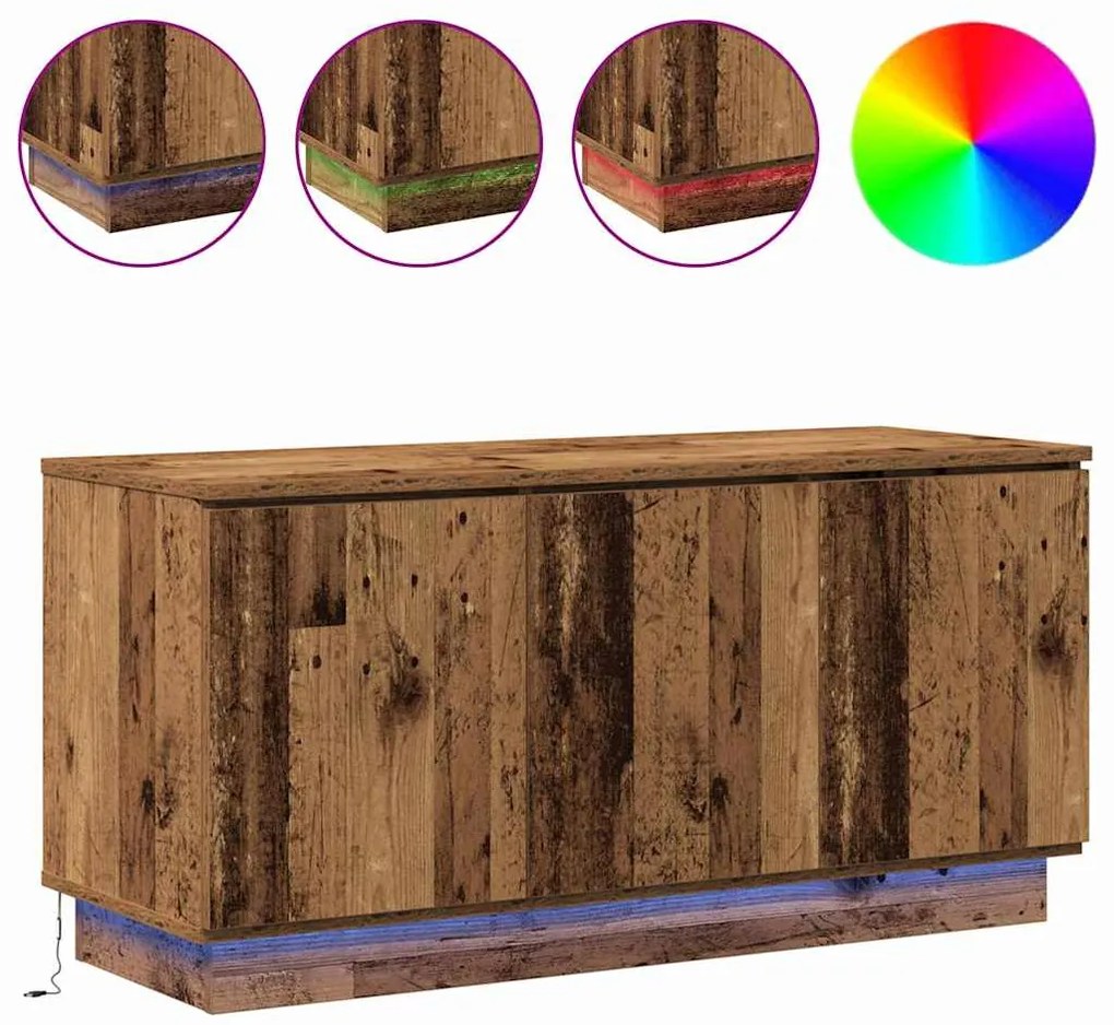 Armário para TV Madeira Velha 100x38x49 cm Madeira Engenheirada