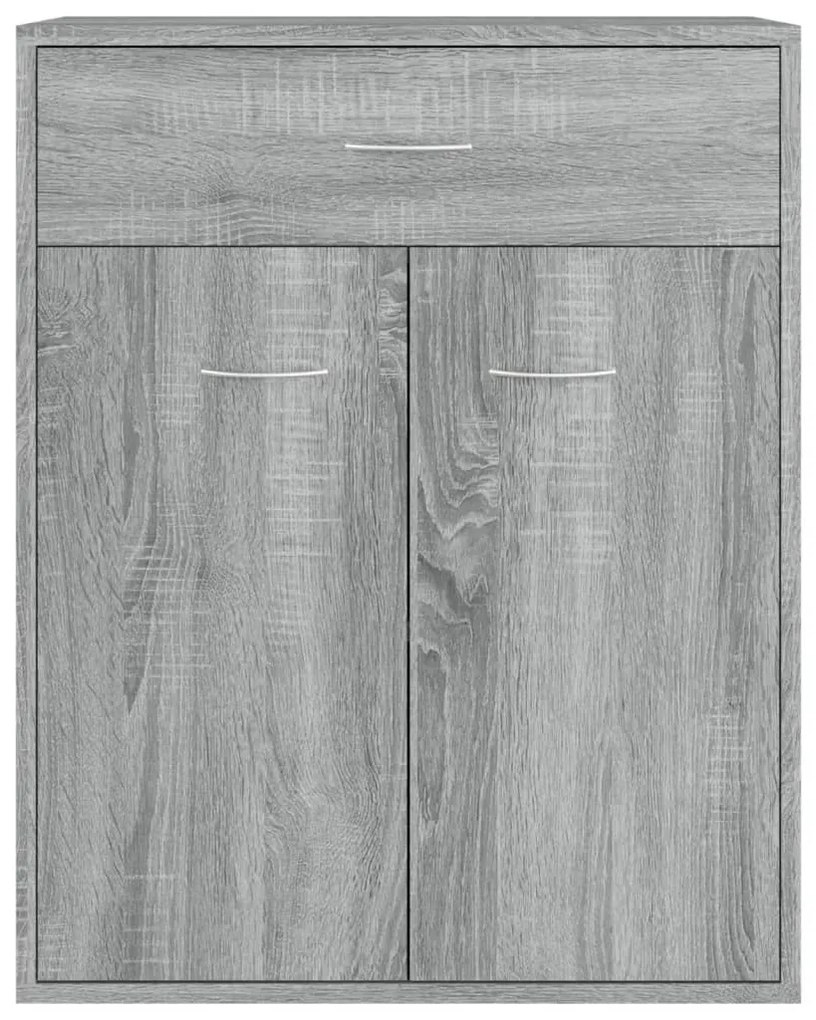 Aparador 60x30x75 cm derivados de madeira cinzento sonoma