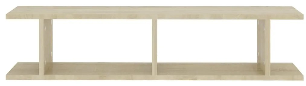 Estantes de parede 2 pcs 90x18x20 cm contrapl. carvalho sonoma
