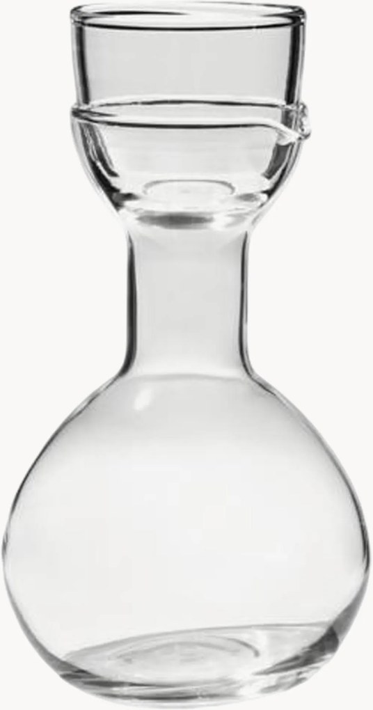 Jarro artesanal com copo de água Pinho, 1,1 L