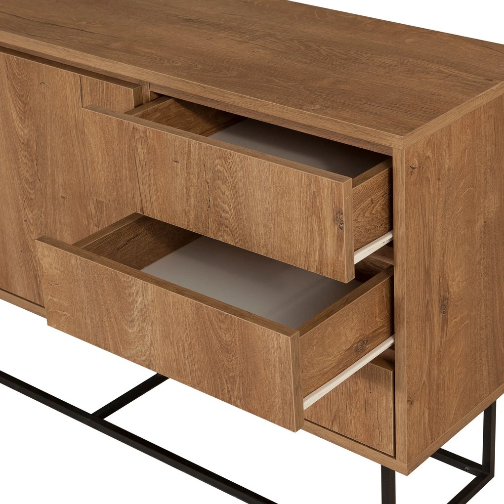 Console Ruba – Walnut Black – 140x72x36 cm