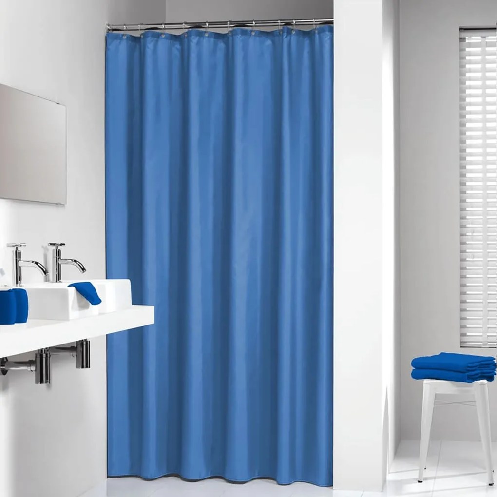 Cortina de duche Madeira 180x200 cm azul
