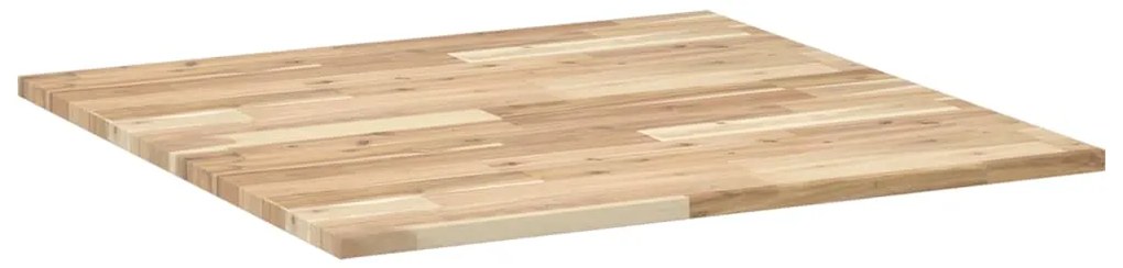 Tampo de mesa quadrado 80x80x2 cm madeira de acácia maciça