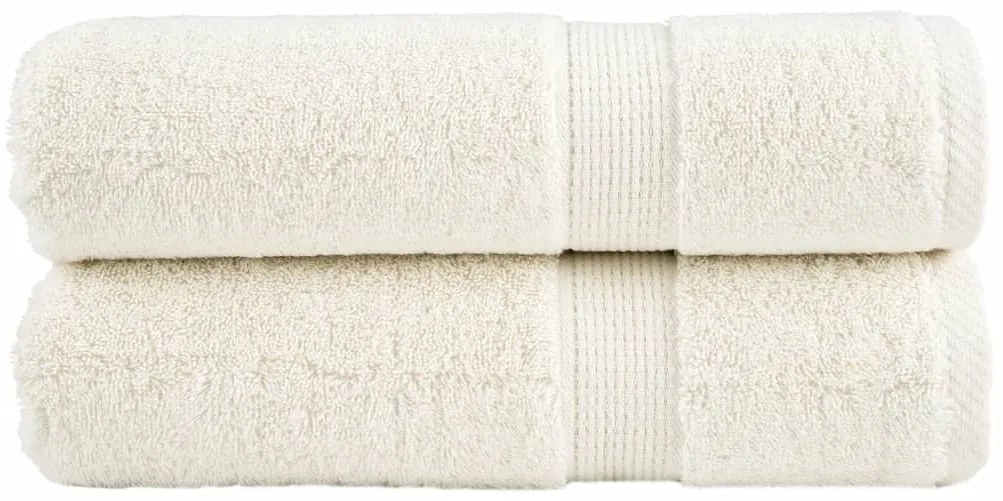 Toalhas de mãos premium SOLUND 2pcs 50x100 cm 600 gsm creme