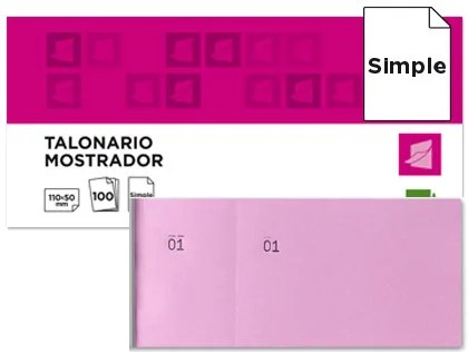 Bloco de Talões 6/4 Rosa