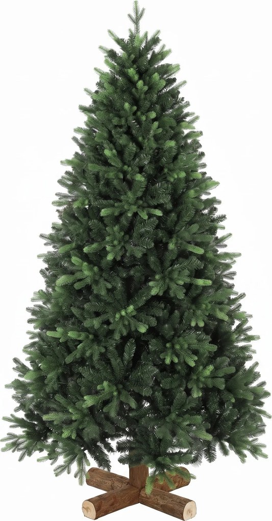 HOMCOM Árvore de Natal Artificial, 180 cm, com 2419 pontas em PE &amp; PVC, sistema de dobragem, verde | Aosom Portugal