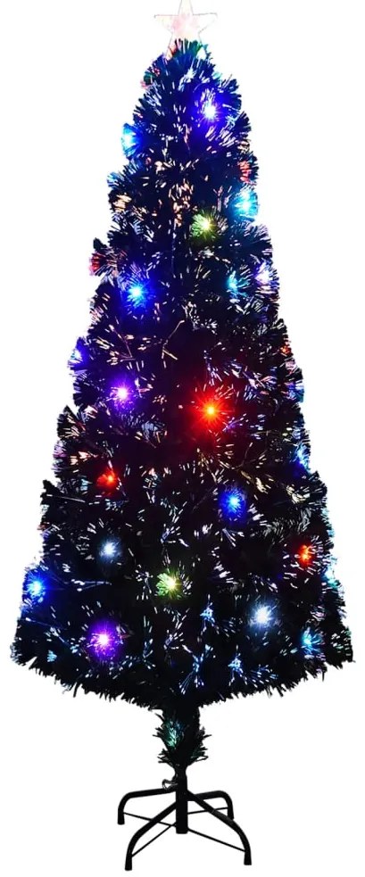 Árvore de Natal pré-iluminada c/ suporte 240 cm fibra ótica