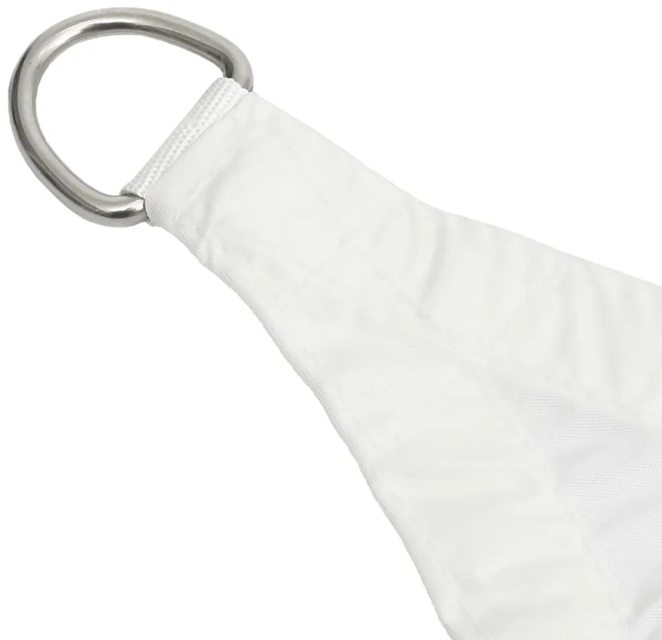 Para-sol estilo vela tecido oxford trapézio 3/4x3 m branco