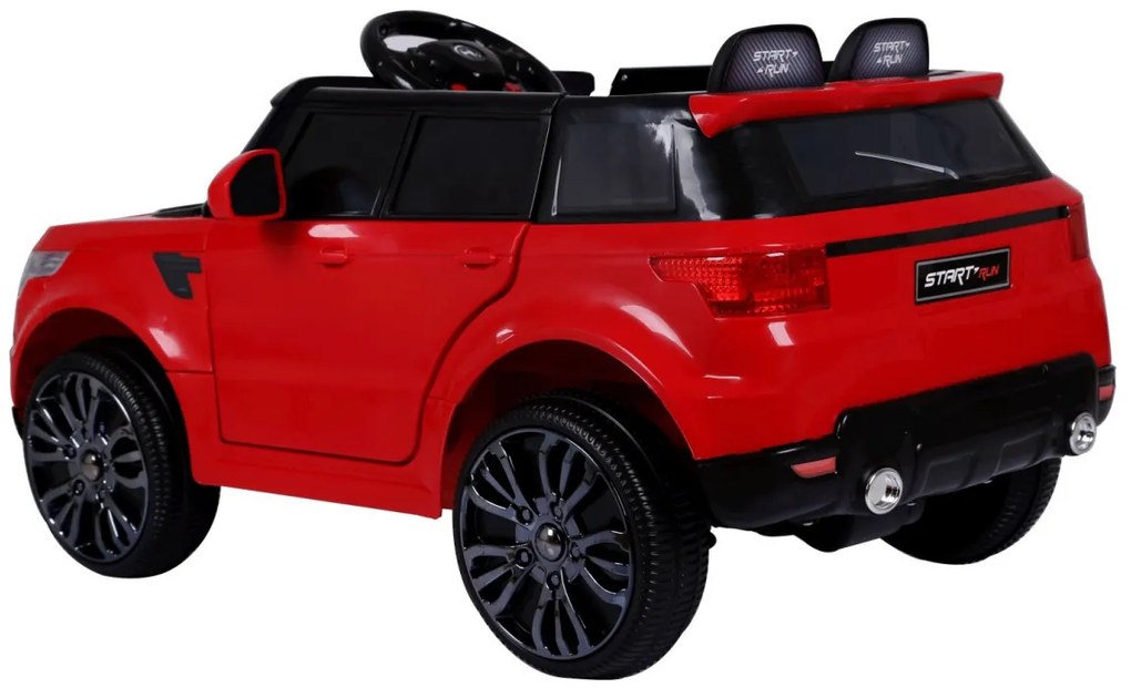 Carro elétrico para Crianças Start Run, 12V Rodas	e assento plástico Vermelho