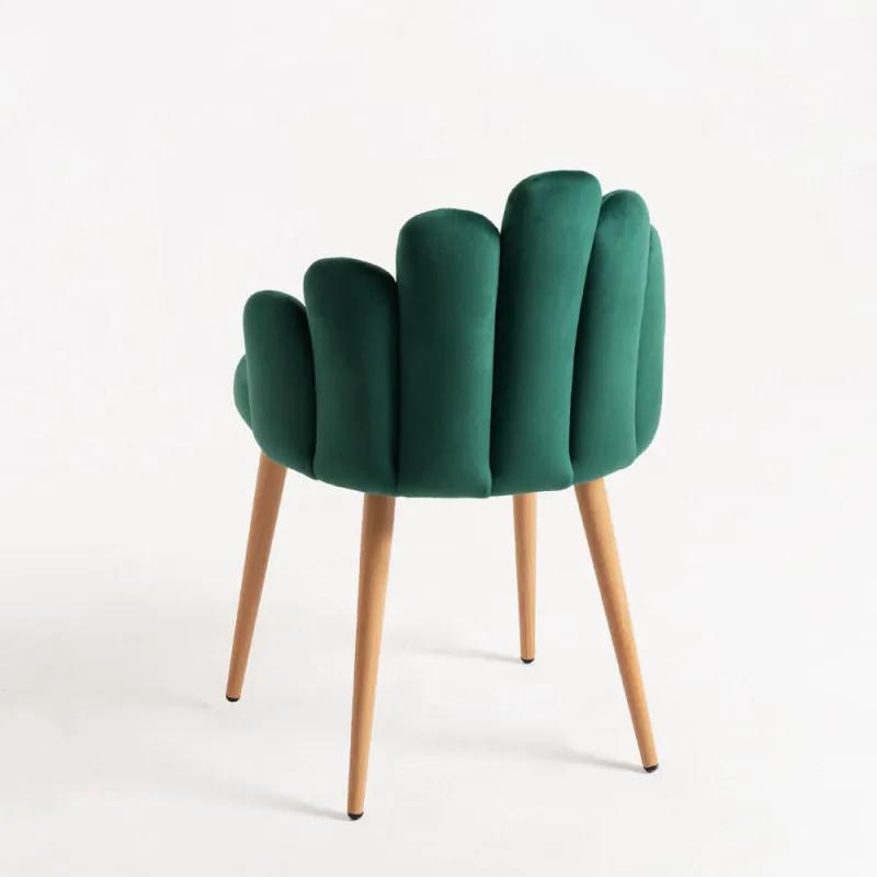 Pack 2 Cadeiras Hand Veludo - Verde
