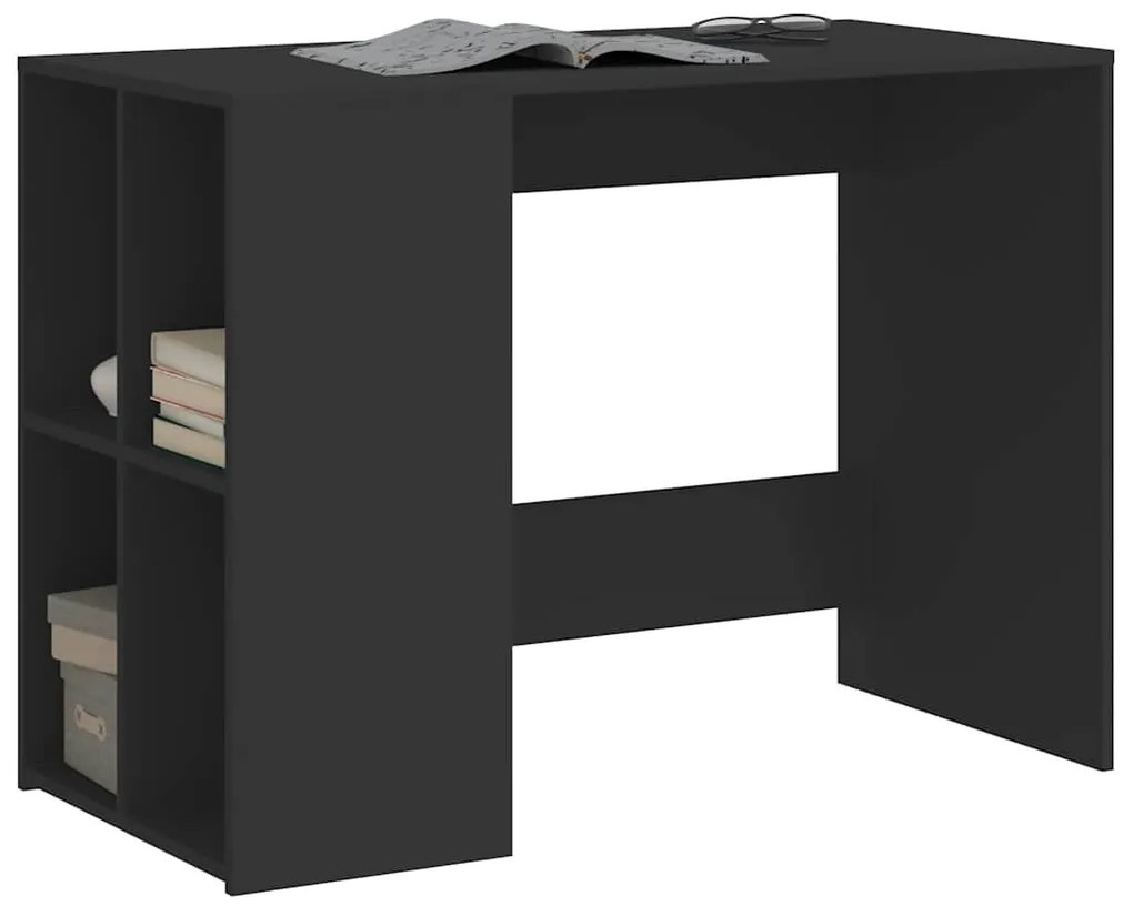 Secretária 102x50x75 cm derivados de madeira preto