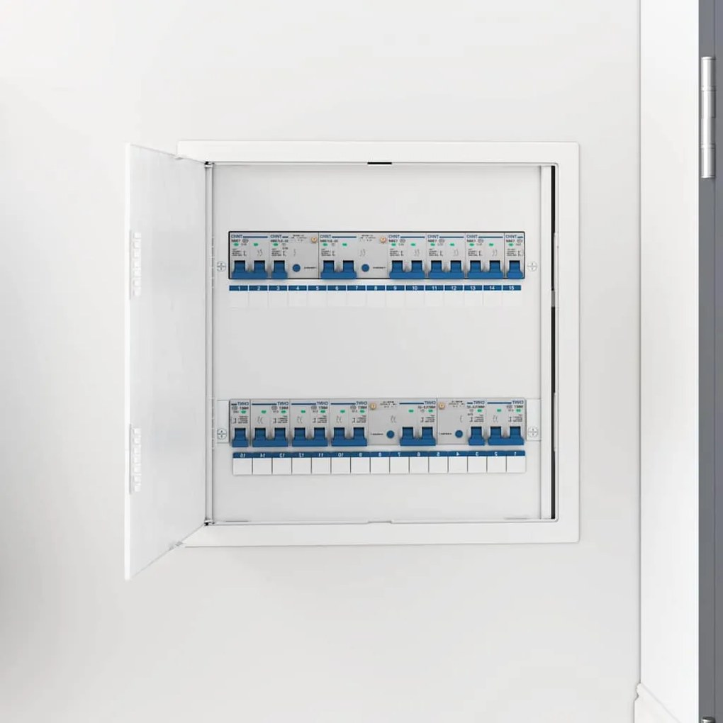 vidaXL Painéis de Acesso Branco 40 x 40 cm Plástico ABS