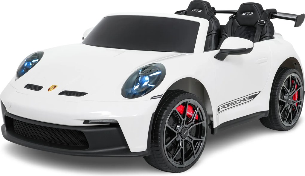 Carro elétrico para Crianças Porsche 911 GT3 STRONG MP4 24V, Rodas EVA, Branco
