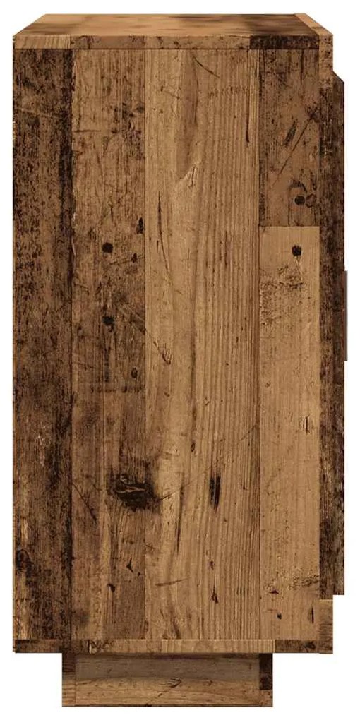Aparador madeira velha 92x35x75 cm madeira trabalhada
