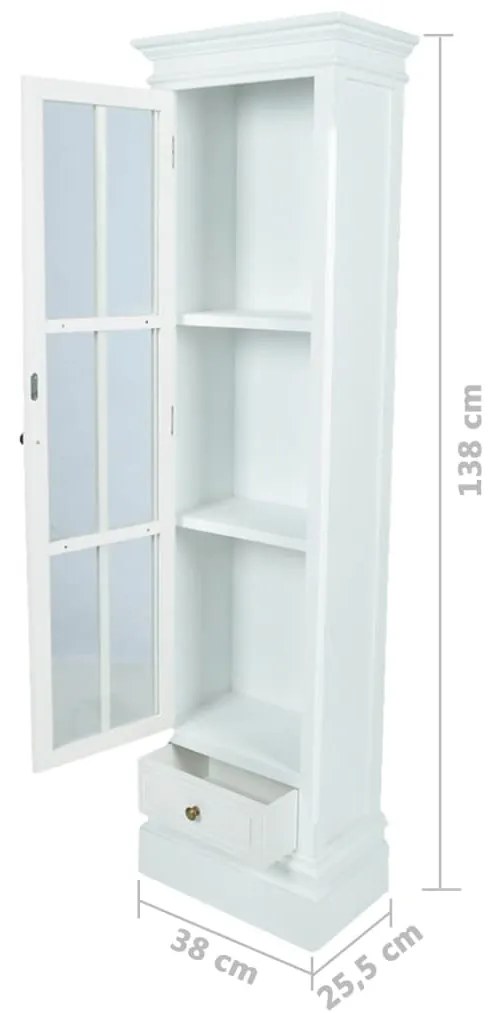 Estante com 3 prateleiras elegante madeira branco
