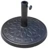 Base para Chapéu de Sol Redonda Suporte para Chapéu de Sol de Resina p