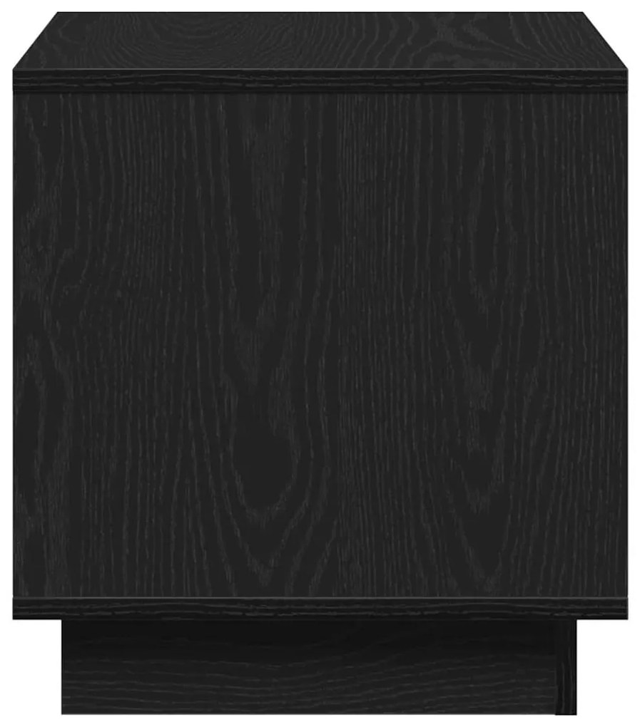 Mesa de Centro vidaXL Carvalho Preto 40x40x43 cm Madeira engenheirada