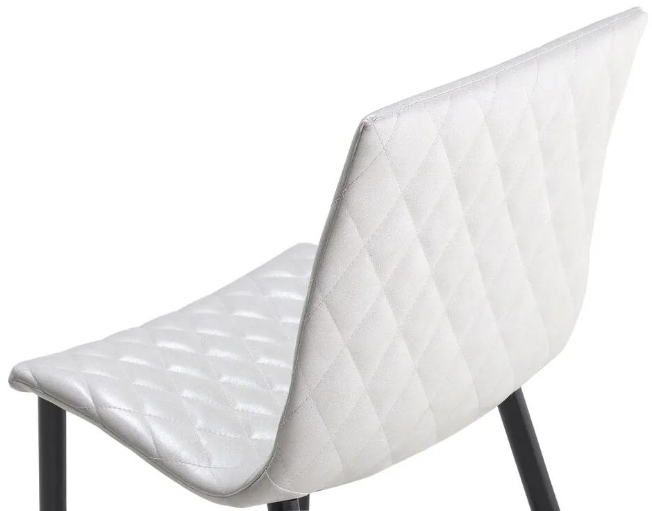 Conjunto de 2 cadeiras na cor branco creme MONTANA Beliani