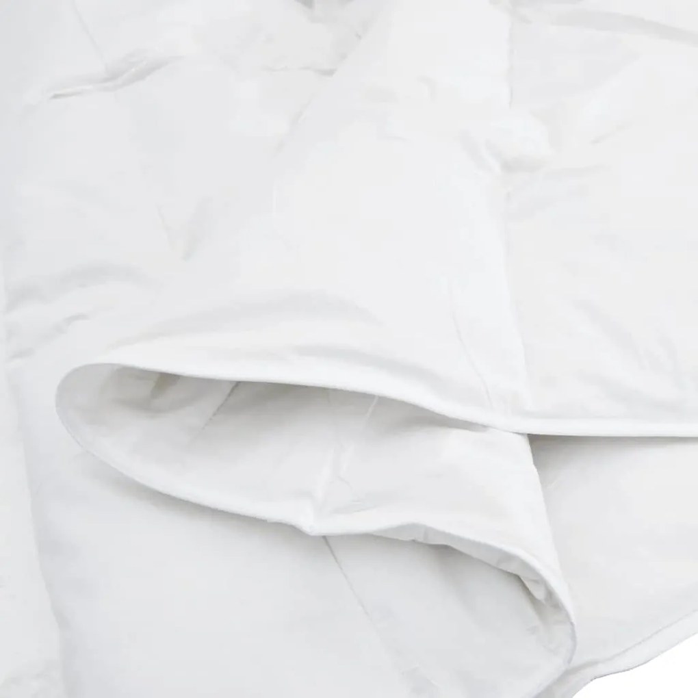 Edredão com travesseiro 2 pcs Branco 135 x 200 cm Penugem