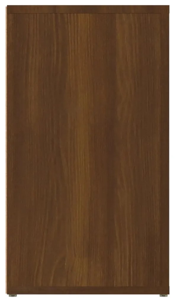 Aparador 80x30x54 cm derivados de madeira carvalho castanho