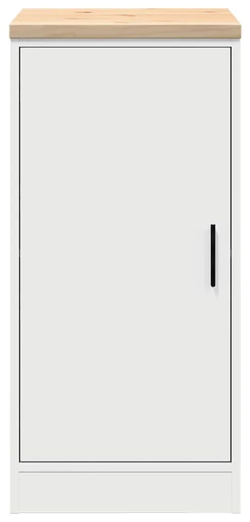 Armário de arrumação de garagem Branco 40x51x85 cm
