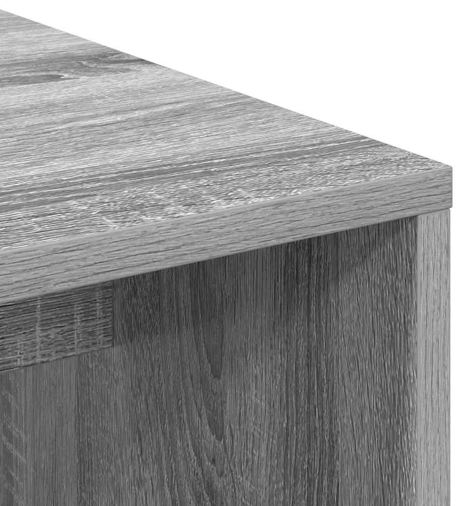 Mesa de Escrita Cinzenta Cinzento Sonoma Aglomerado de partículas