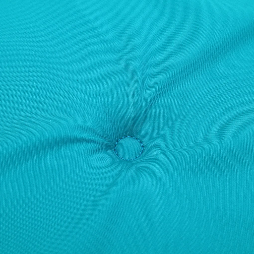 Almofada vidaXL Turquesa Tecido Oxford, Fibra de Espuma 120 x 50 x 4 c