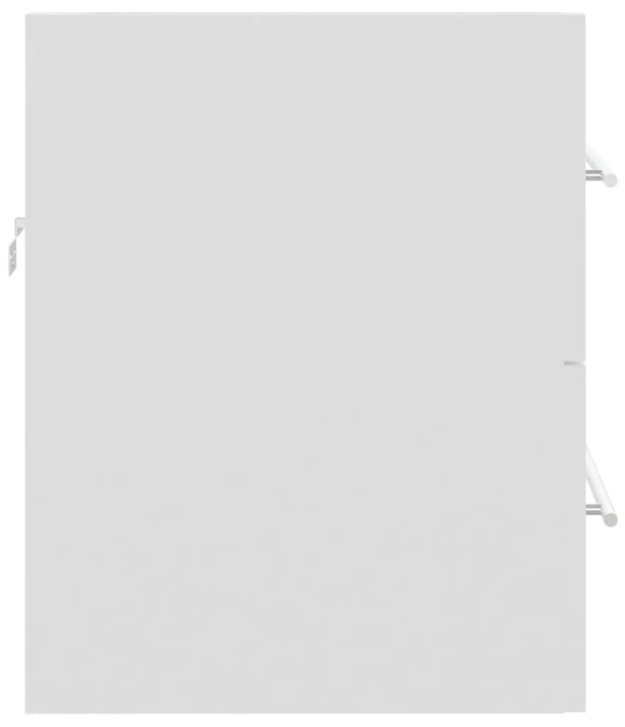 Armário lavatório 60x38,5x48 cm contraplacado branco