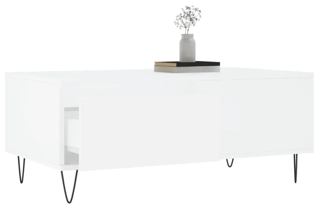 Mesa de centro 90x50x36,5 cm derivados de madeira branco