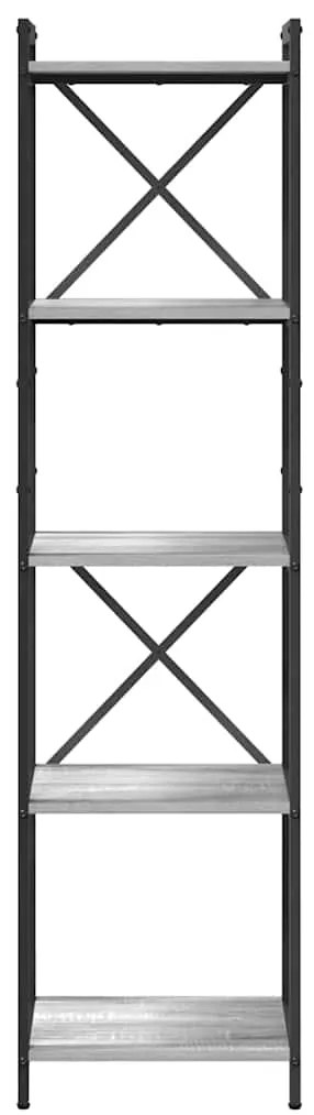 Estante Sonoma cinzento 40 x 30 x 153 cm Madeira processada