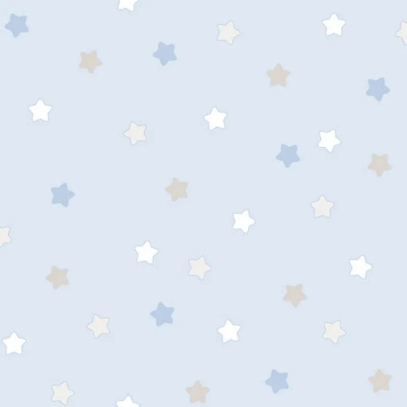 Papel Infantil LULLABY 225-1 Etoiles azul