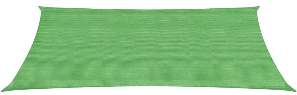 Para-sol estilo vela 160 g/m² 2x5 m PEAD verde-claro