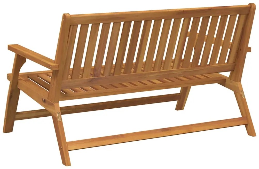 Banco de Jardim 122,5 x 77 x 74 cm em Madeira de Acácia Sólida.