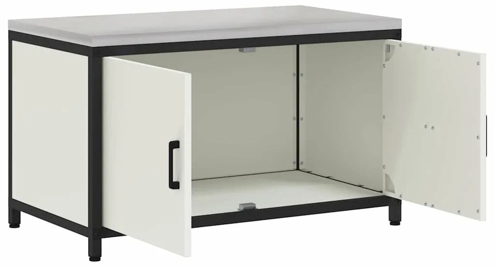 Armário de Armazenamento para Cozinha Branco 60 x 50 x 92 cm