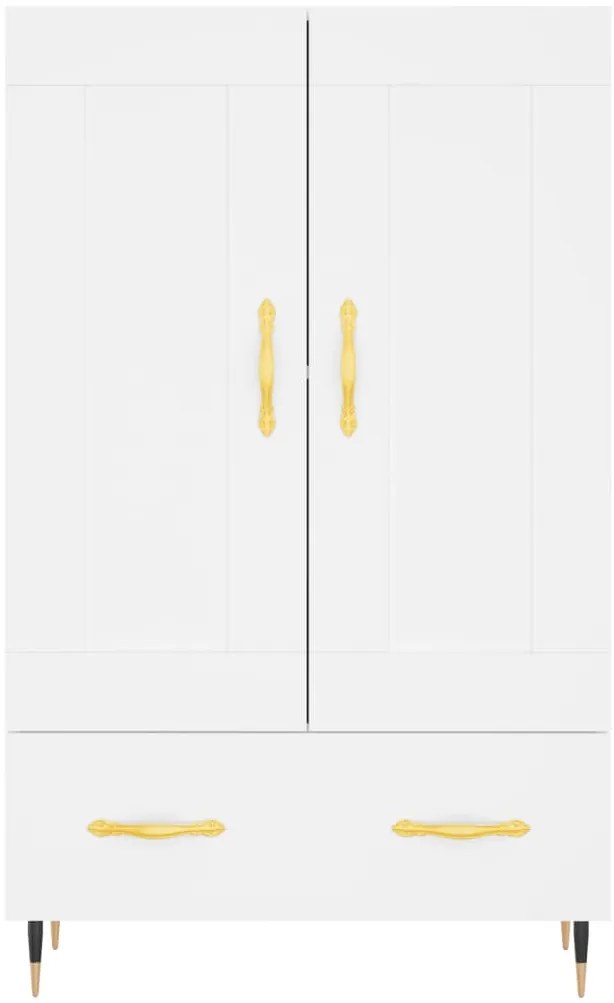 Aparador alto 69,5x31x115 cm derivados de madeira branco
