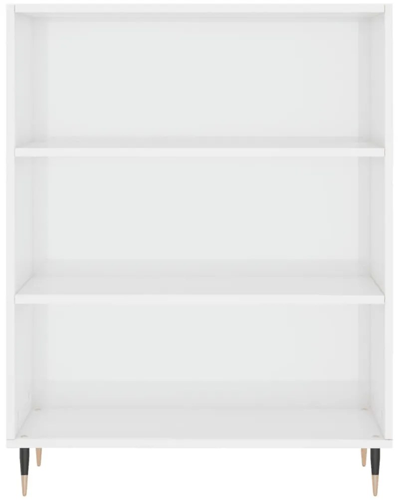 Estante 69,5x32,5x90 cm derivados de madeira branco brilhante