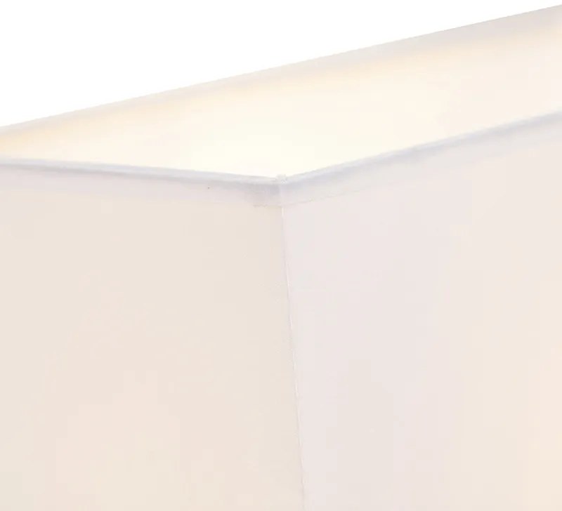 Candeeiro de parede moderno em aço com cúpula branca - Bergamo