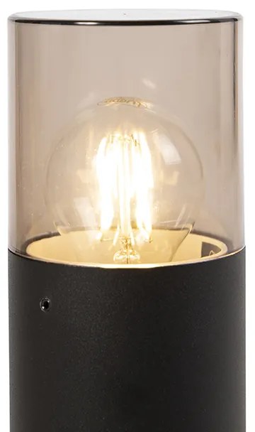 Candeeiro exterior moderno de pé preto 30 cm - Odense Moderno