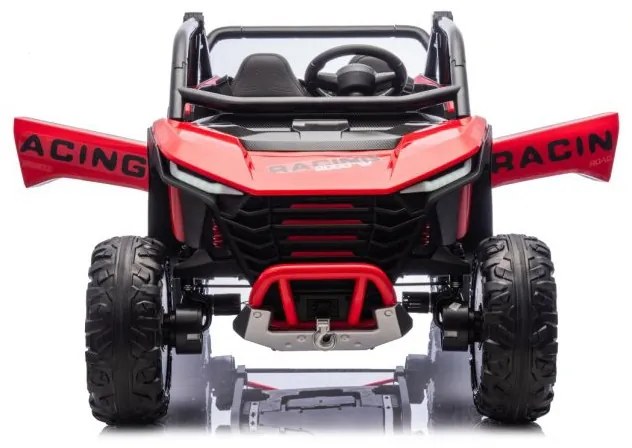 Carro elétrico infantil Racing Road 24V 2 Lugares 4x4 Rodas EVA Vermelho